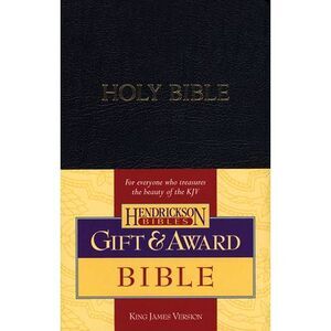 Gift & Award Bible-KJV -- Hendrickson Publishers